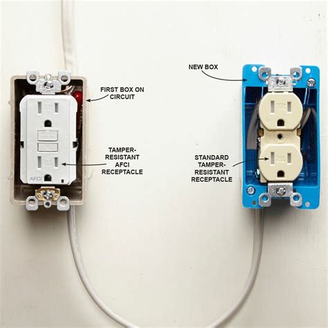 how to add an electrical box to an existing circuit|installing electrical box in wall.